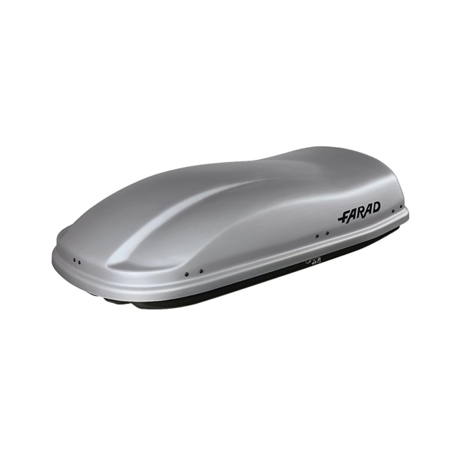Roof Box for car MARLIN 400 - Matt gray