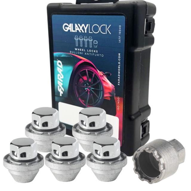 Car Wheel Locks Galaxylock HA4/M 5 locks + 1 key