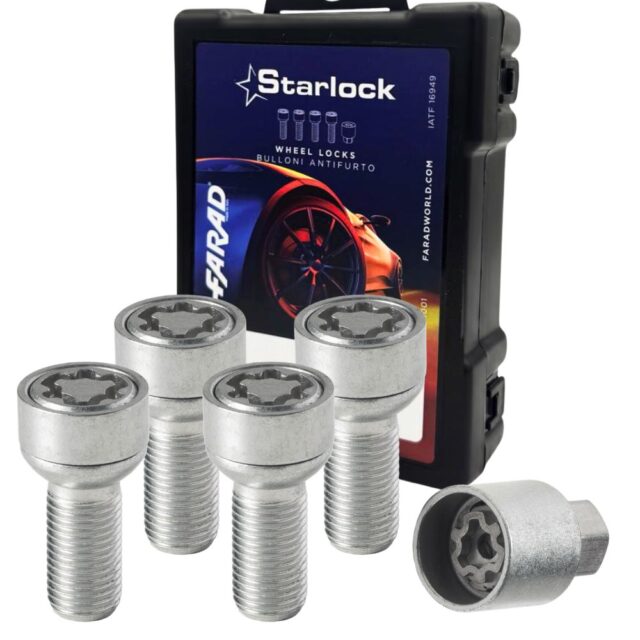 1 - FARAD WHEEL LOCKS STAR BOLTS